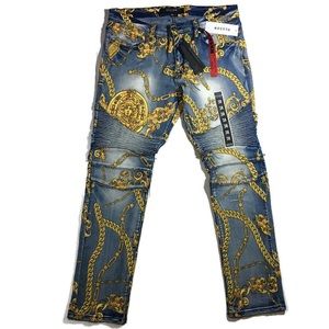 Men’s “Chained Jeans”. Sizes 32